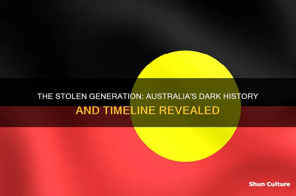 what year was the stolen generation in australia