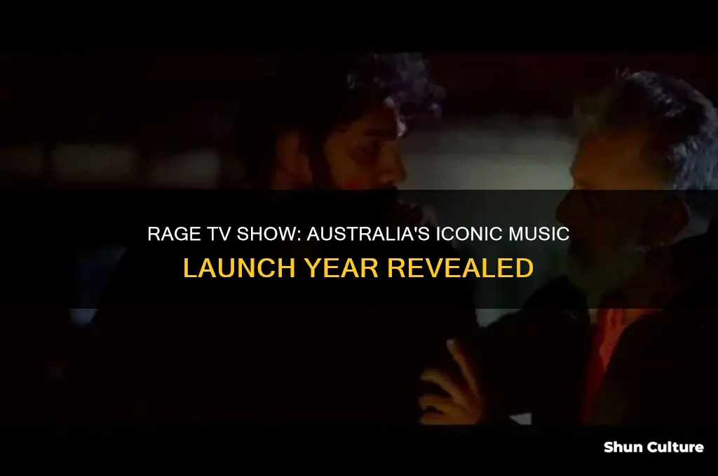 what year was the tv show rage launched in australia