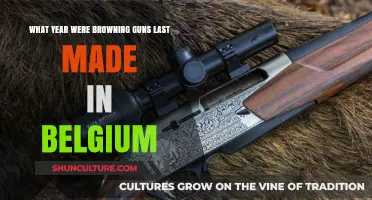 Tracing the Legacy: Browning Guns' Final Belgian Production Year