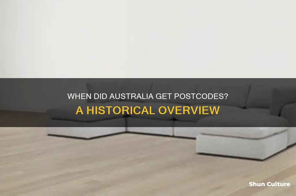 what year were postcodes introduced in australia
