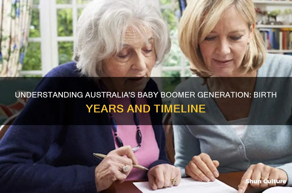 what years are baby boomers in australia