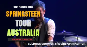 Bruce Springsteen's Australian Tours: A Timeline of His Visits