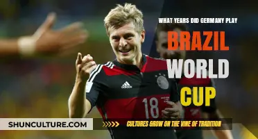 Germany vs. Brazil: World Cup Match Years and Highlights