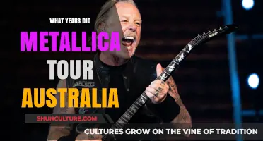 Metallica's Australian Tours: A Timeline of Their Down Under Visits