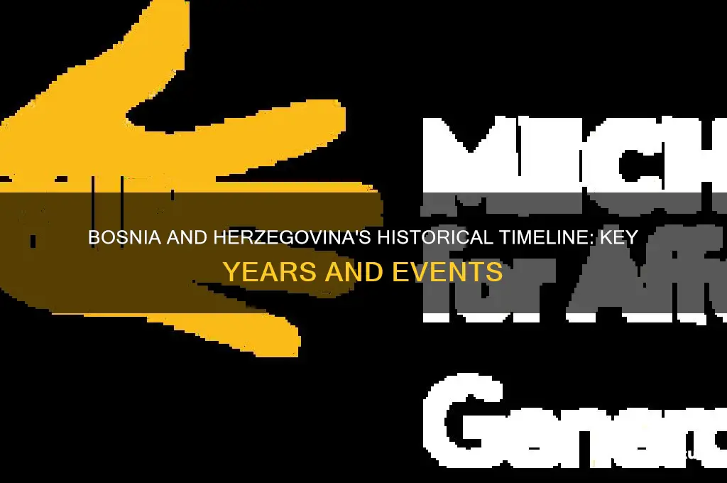 what years were bosnia and herzegovina