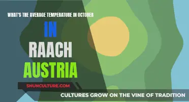 October's Austrian Climate: Exploring Raach's Average Temperatures