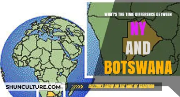 Exploring the Time Zone Gap: NY vs. Botswana's Clock Difference