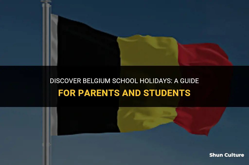 when are belgium school holidays
