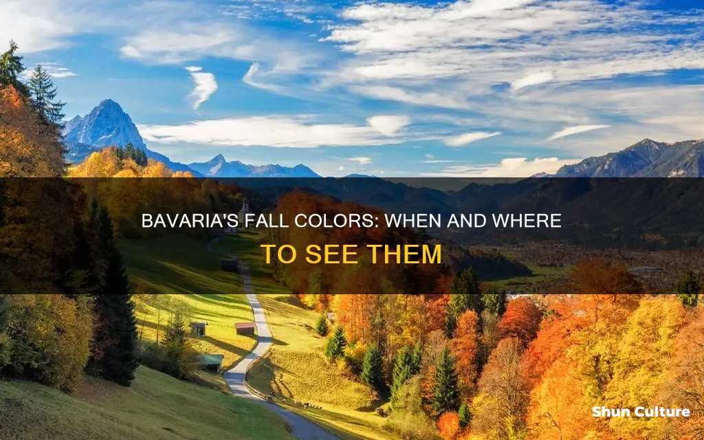 when are fall colors in bavaria