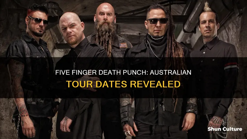 when are five finger death punch coming to australia