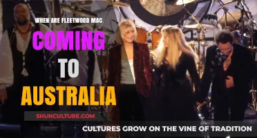 Fleetwood Mac's Australian Tour: When and Where