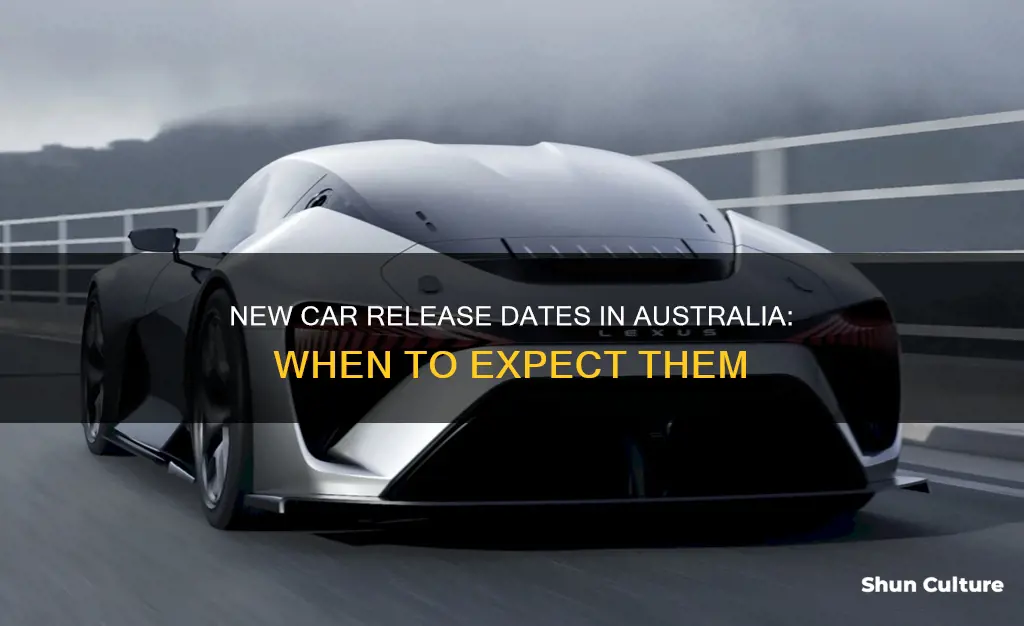 when are new cars released australia