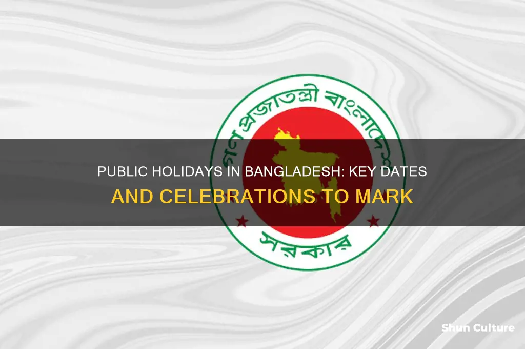 when are public holidasy in bangladesh