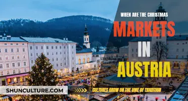 A Winter Wonderland: Austria's Christmas Markets Schedule