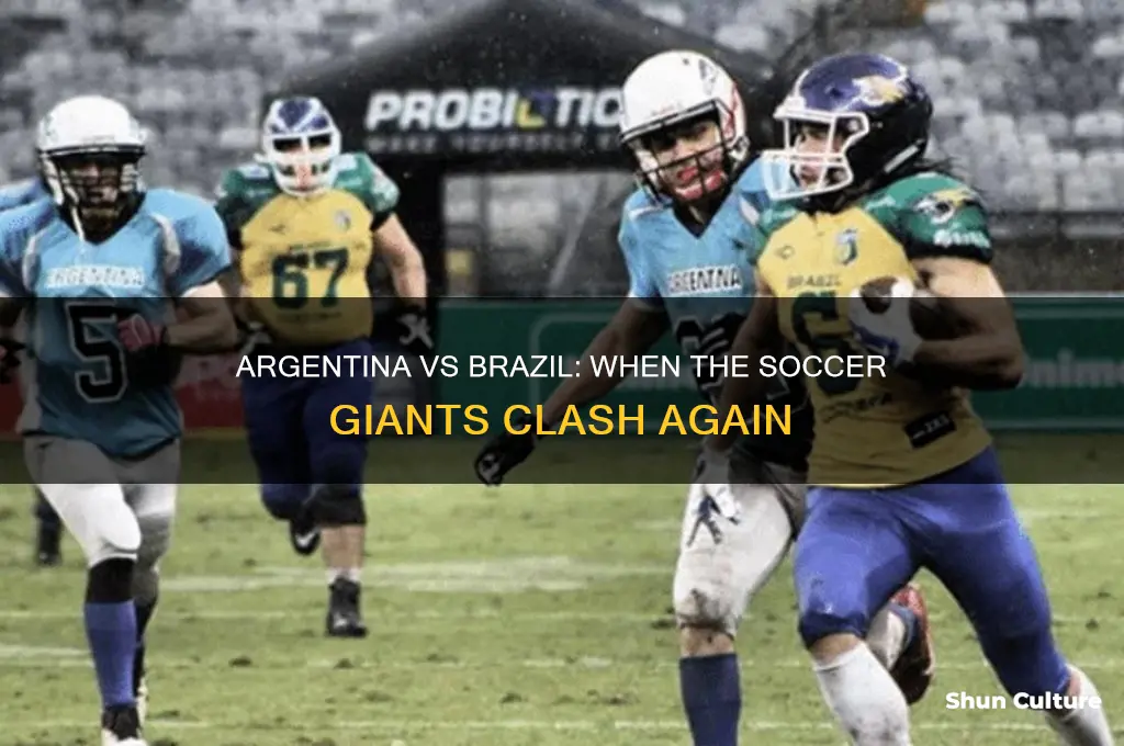when argentina vs brazil match