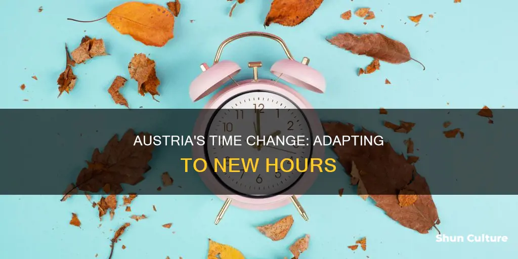 when austria change its time