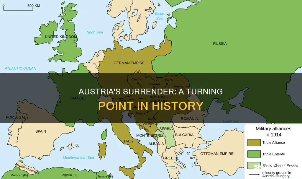 when austria surrendered