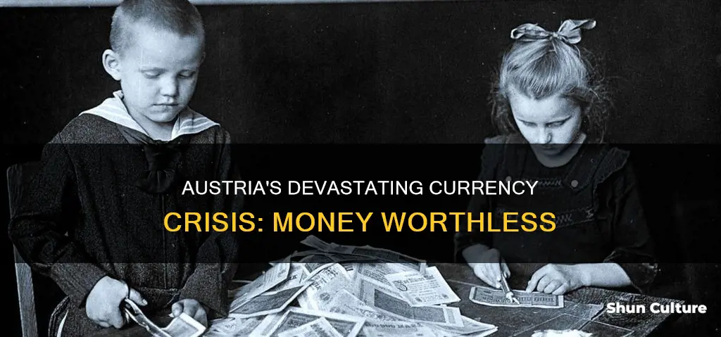 when austrian money was worthless
