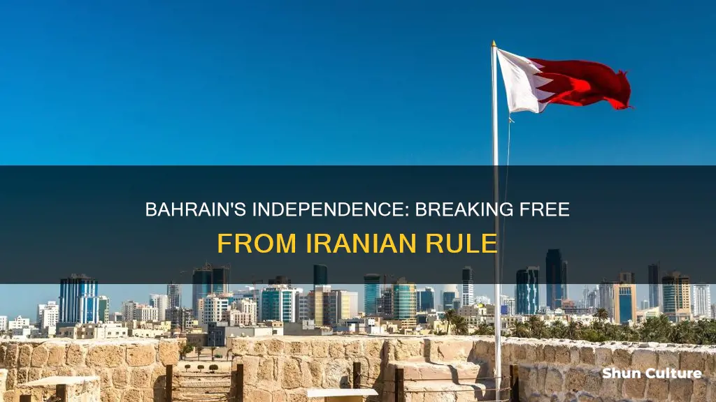 when bahrain get independence from iran