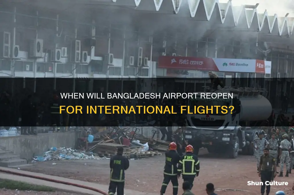 when bangladesh airport will open
