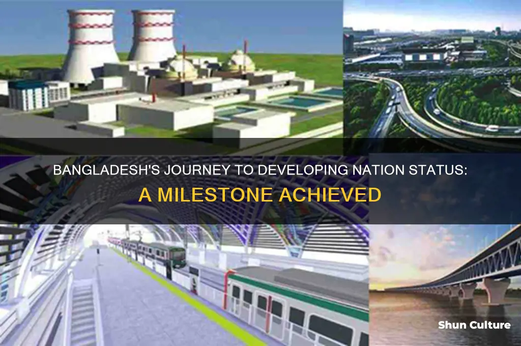 when bangladesh became developing country