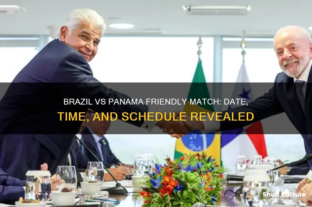 when brazil vs panama freindly game schedule