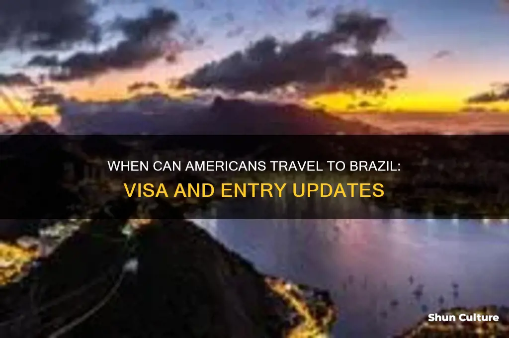 when can americans travel to brazil