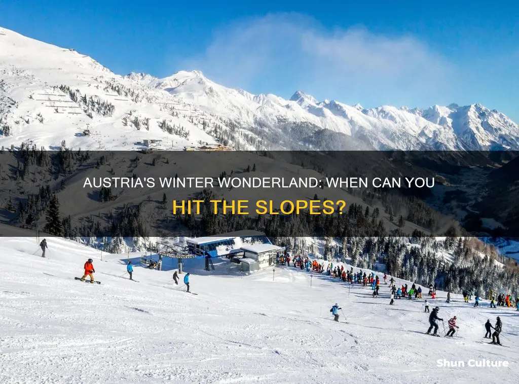 when can you ski in austria