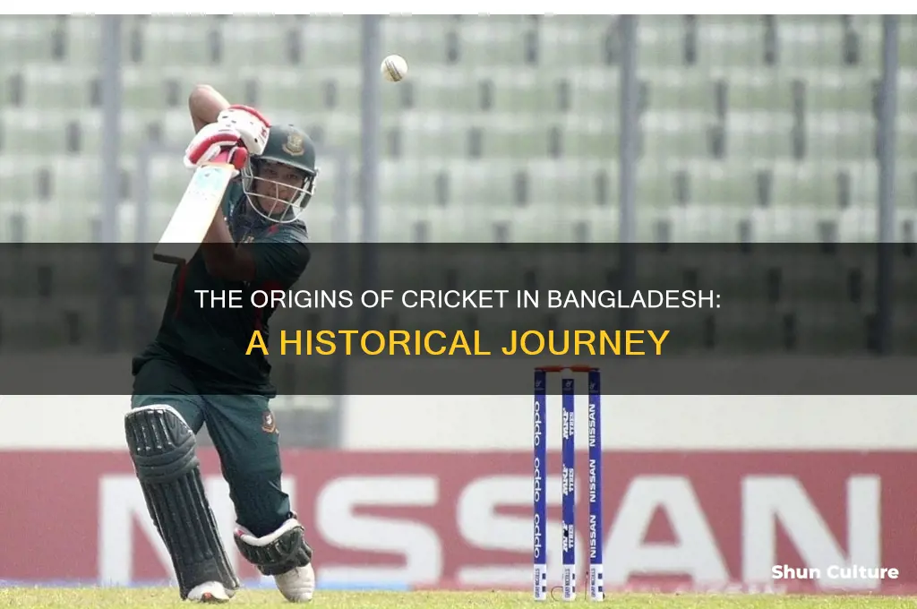 when cricket started in bangladesh