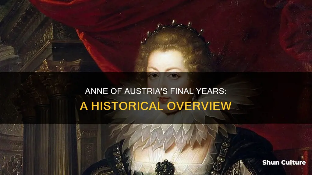 when did anne of austria die