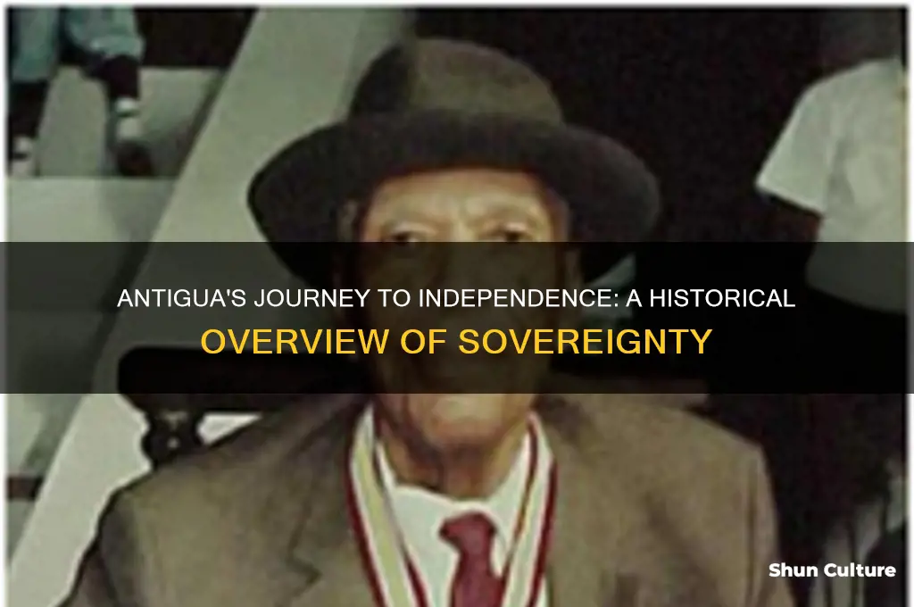 when did antigua became independent