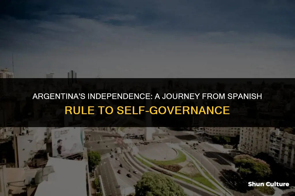 when did argentina gain independence from spain