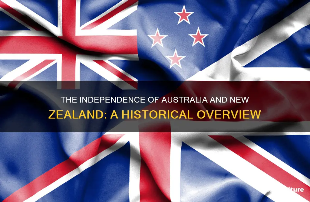 when did australia and new zealand became independent countries