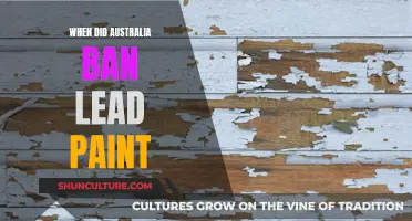 Australia's Lead Paint Ban: A Historical Overview