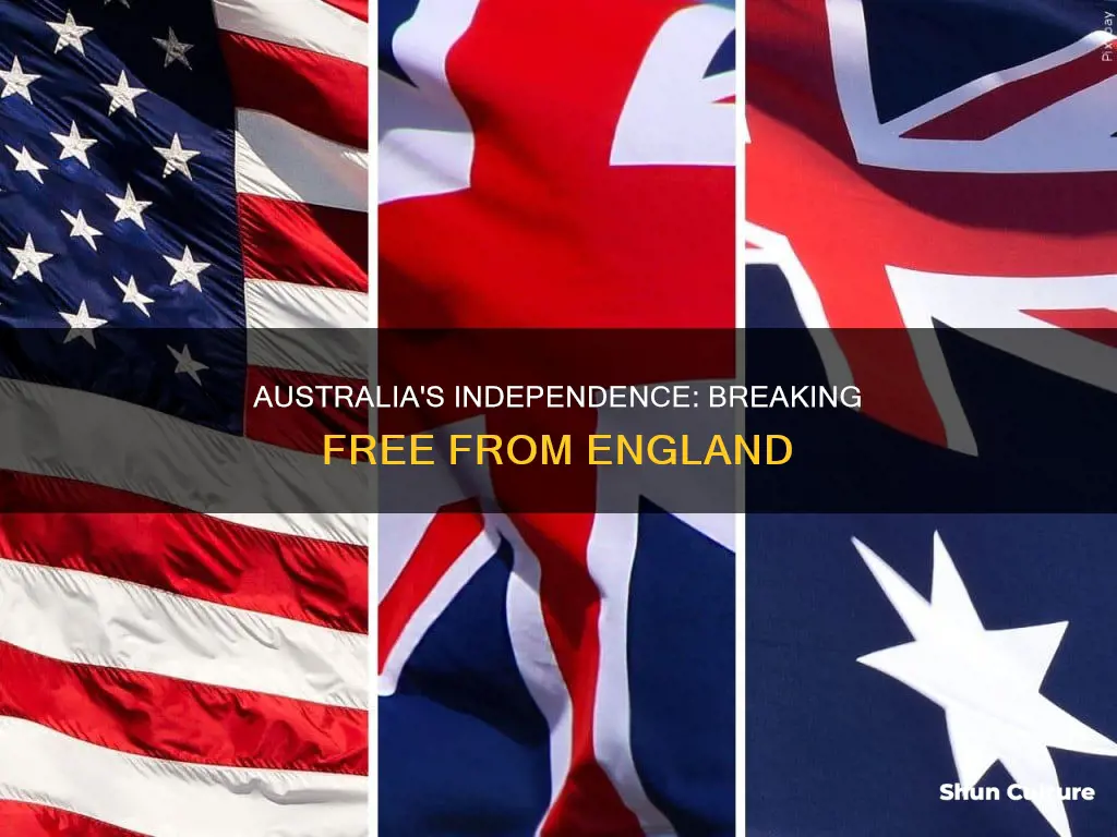 when did australia break free from england