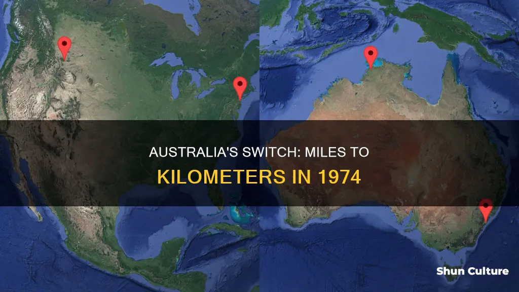 when did australia change from miles to kilometres