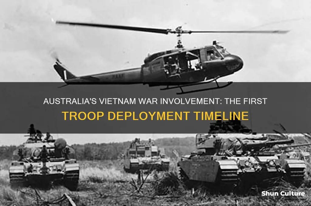 when did australia first send troops to vietnam