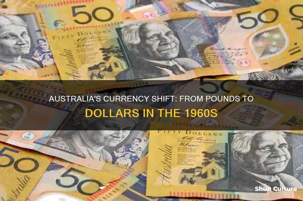when did australia go from pounds to dollars