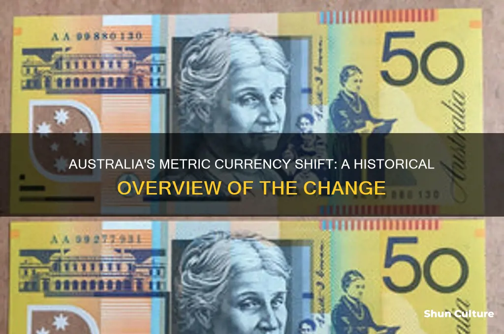 when did australia go metric currency