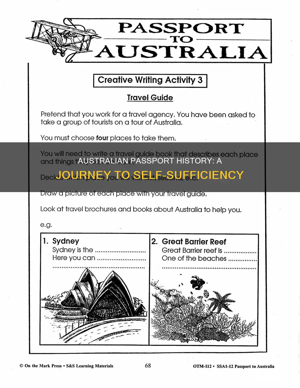when did australia make its own passports