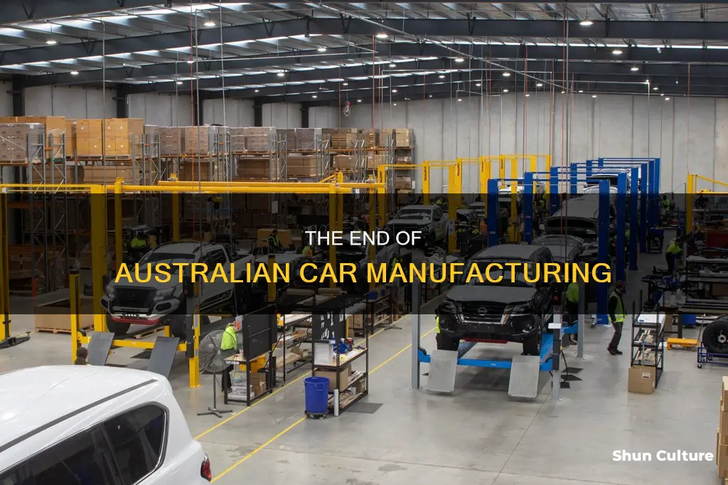 when did australia stop making cars