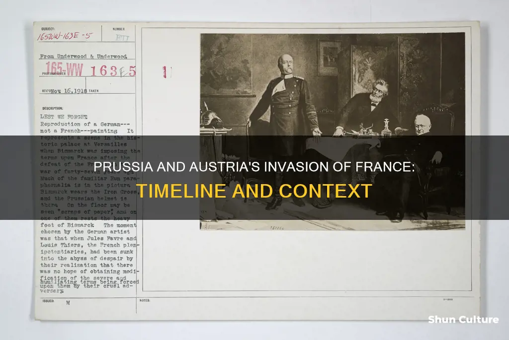 when did austria and prussia invade france