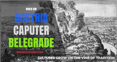 Austria's Capture of Belgrade: When and Why?