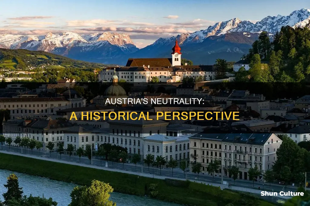 when did austria declare neutrality