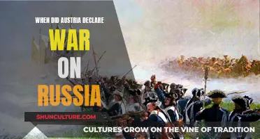 Austria's Declaration of War Against Russia: What, When, Why?