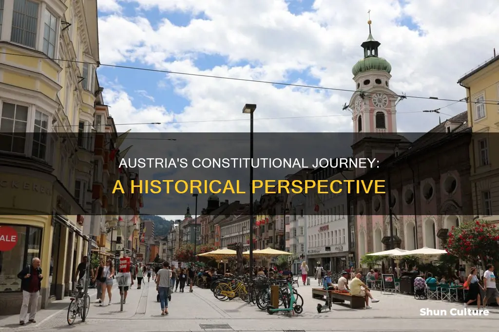 when did austria get a constitution