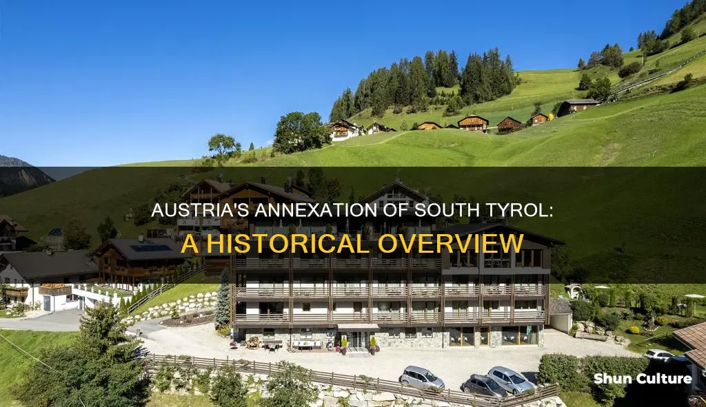 when did austria get south tyrol