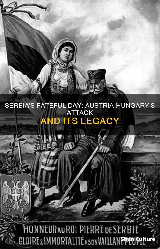 when did austria hungary attack serbia