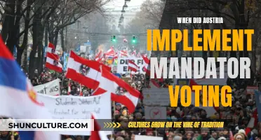 Austria's Mandatory Voting: When Did It Begin?