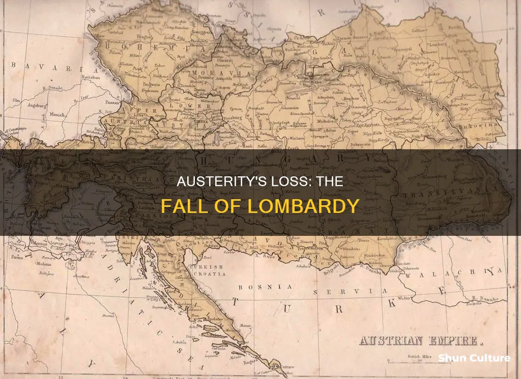 when did austria lose lombardy